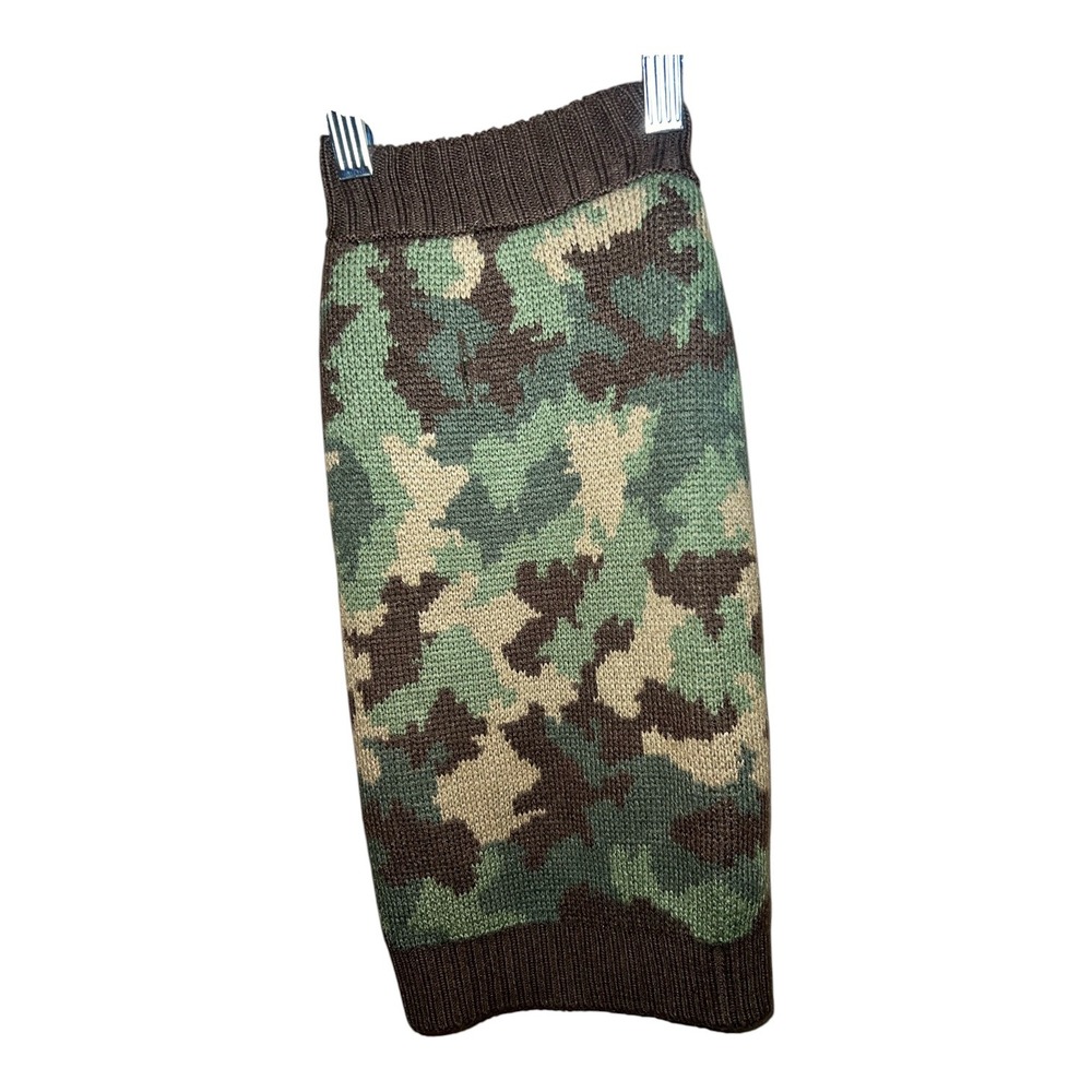 Camouflage Knit Dog Sweater Pet Apparel Winter Warm Clothing‎